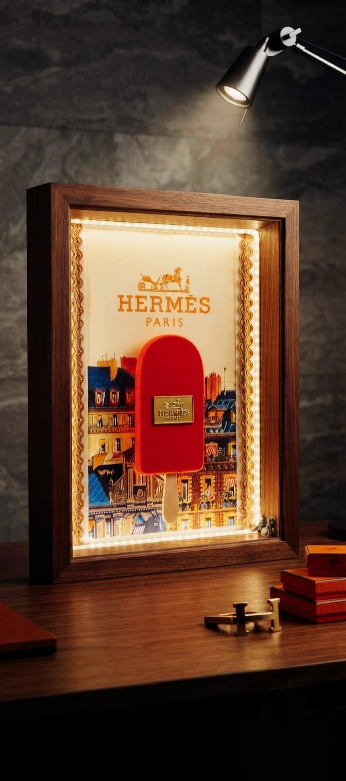 Parisian Scene Hermes Icecream