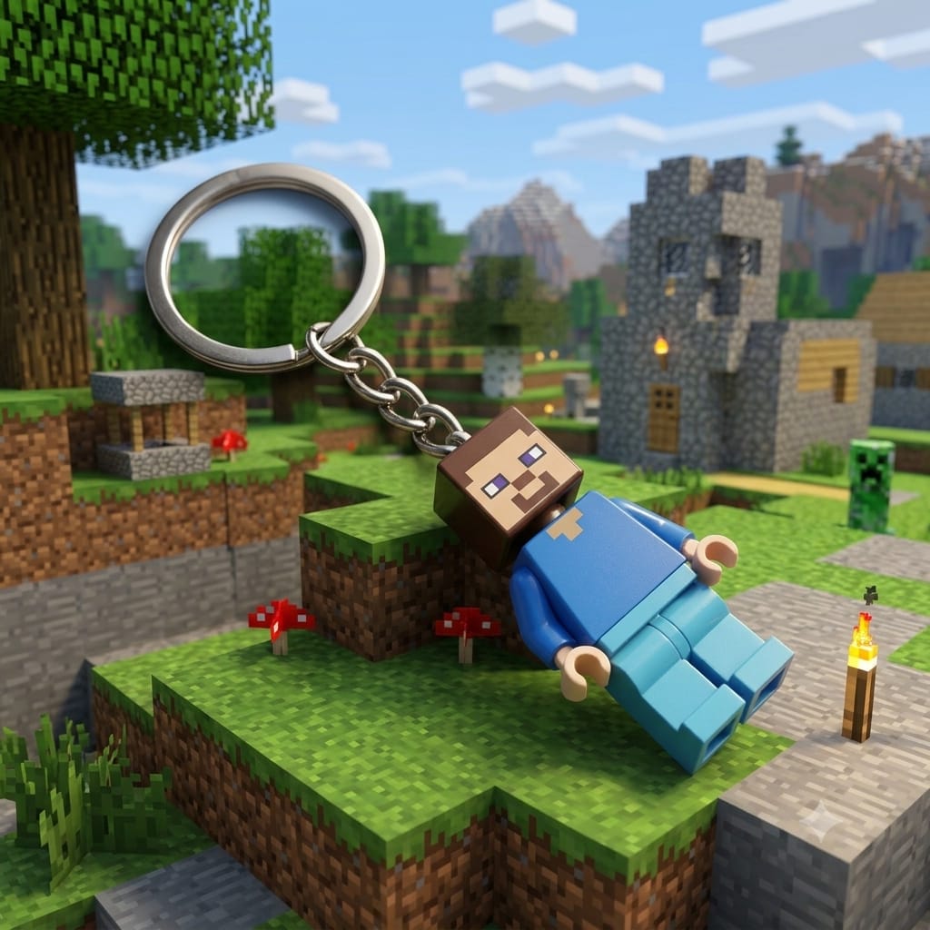 Minecraft Mystery Keychain