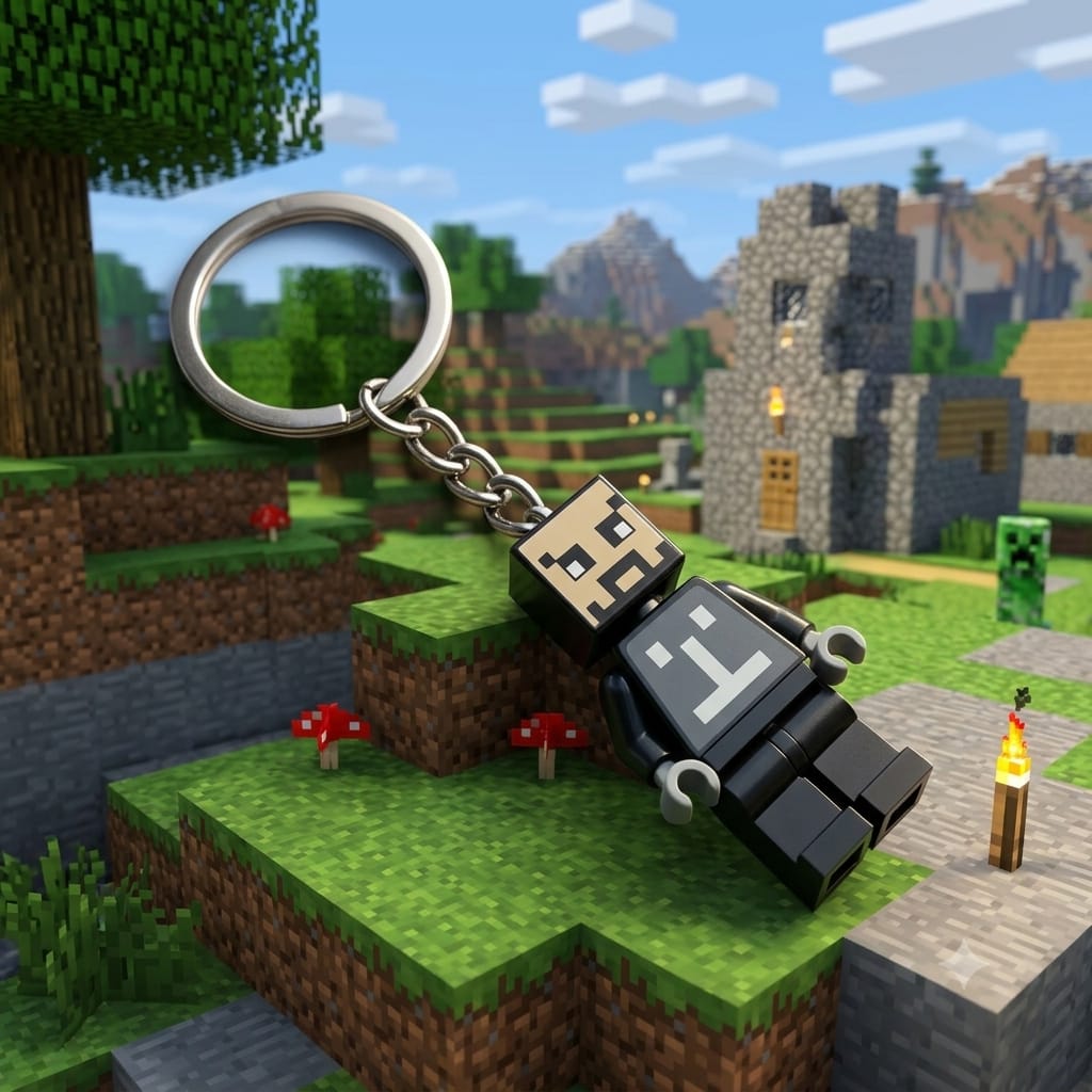 Minecraft Mystery Keychain