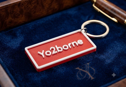 "Yo2borne" Lebanese Endearment Keychain